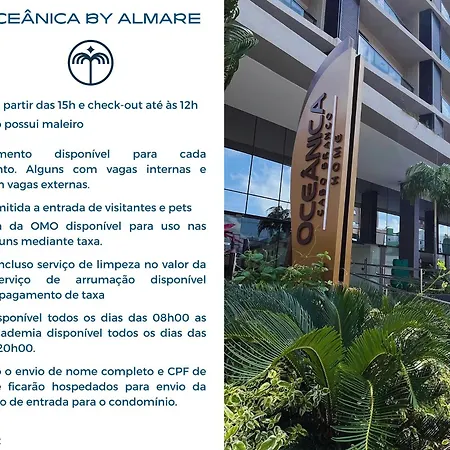 Flat Oceanica Seaside - By Almare Apartment Joao Pessoa Exterior photo